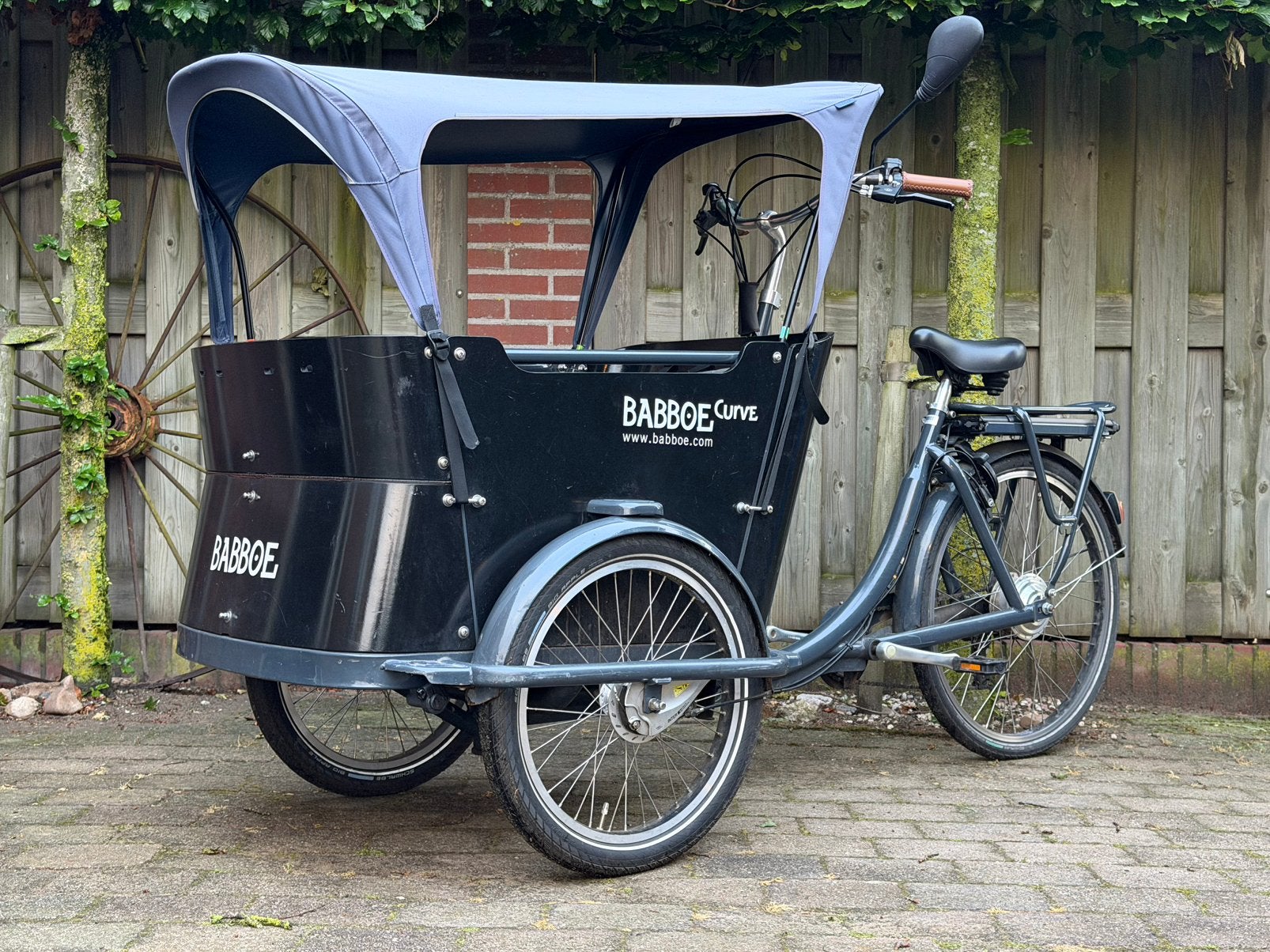 Babboe Curve (Goedgekeurd), Fietsen en Brommers, Fietsen | Bakfietsen, 4 kinderen of meer, Huif, Zo goed als nieuw, Ophalen