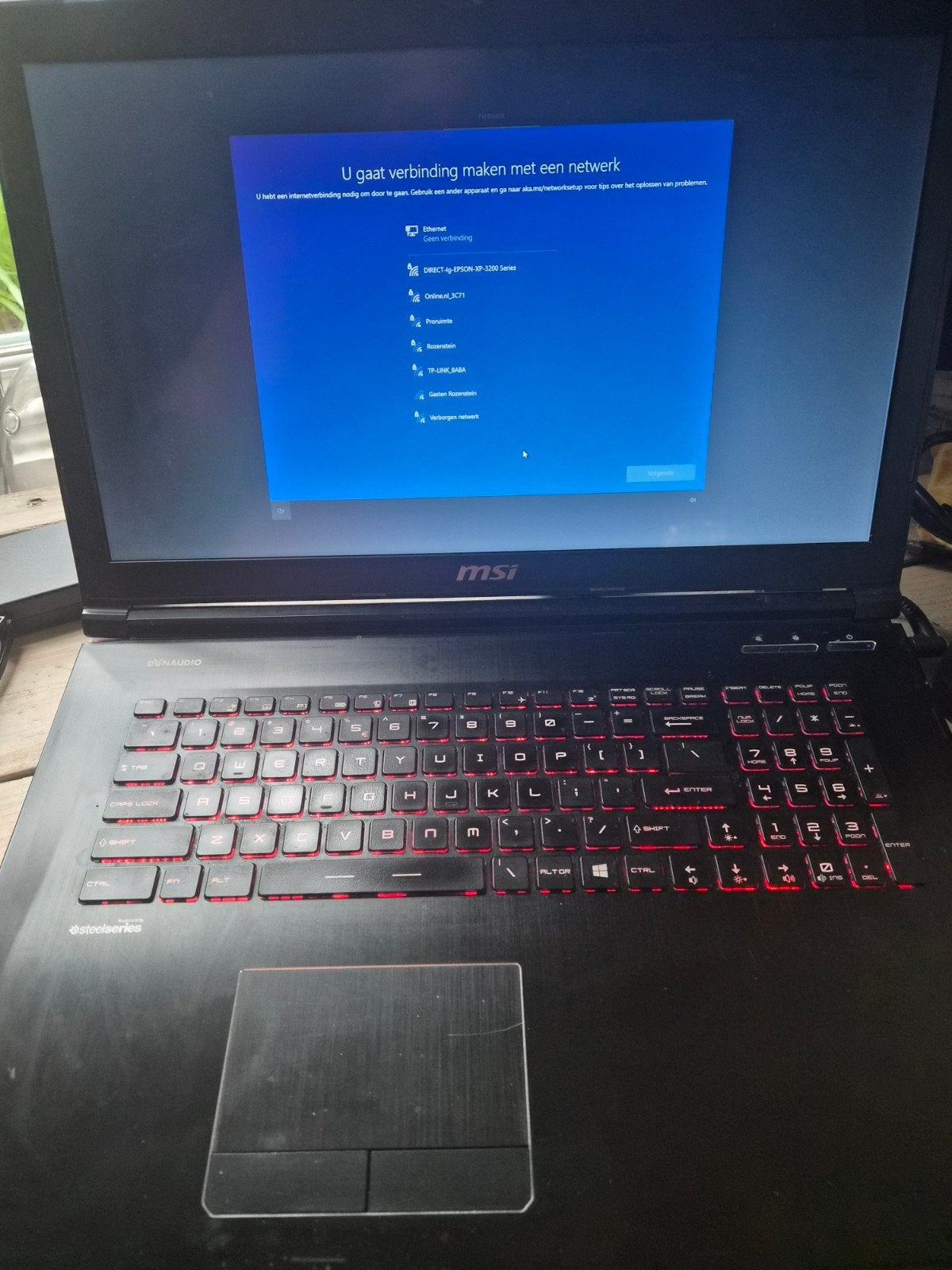 MSI GE72 2QD-010NL Gaming Laptop - NVIDIA GeForce GTX, Ophalen, Gebruikt, Qwerty, Gaming