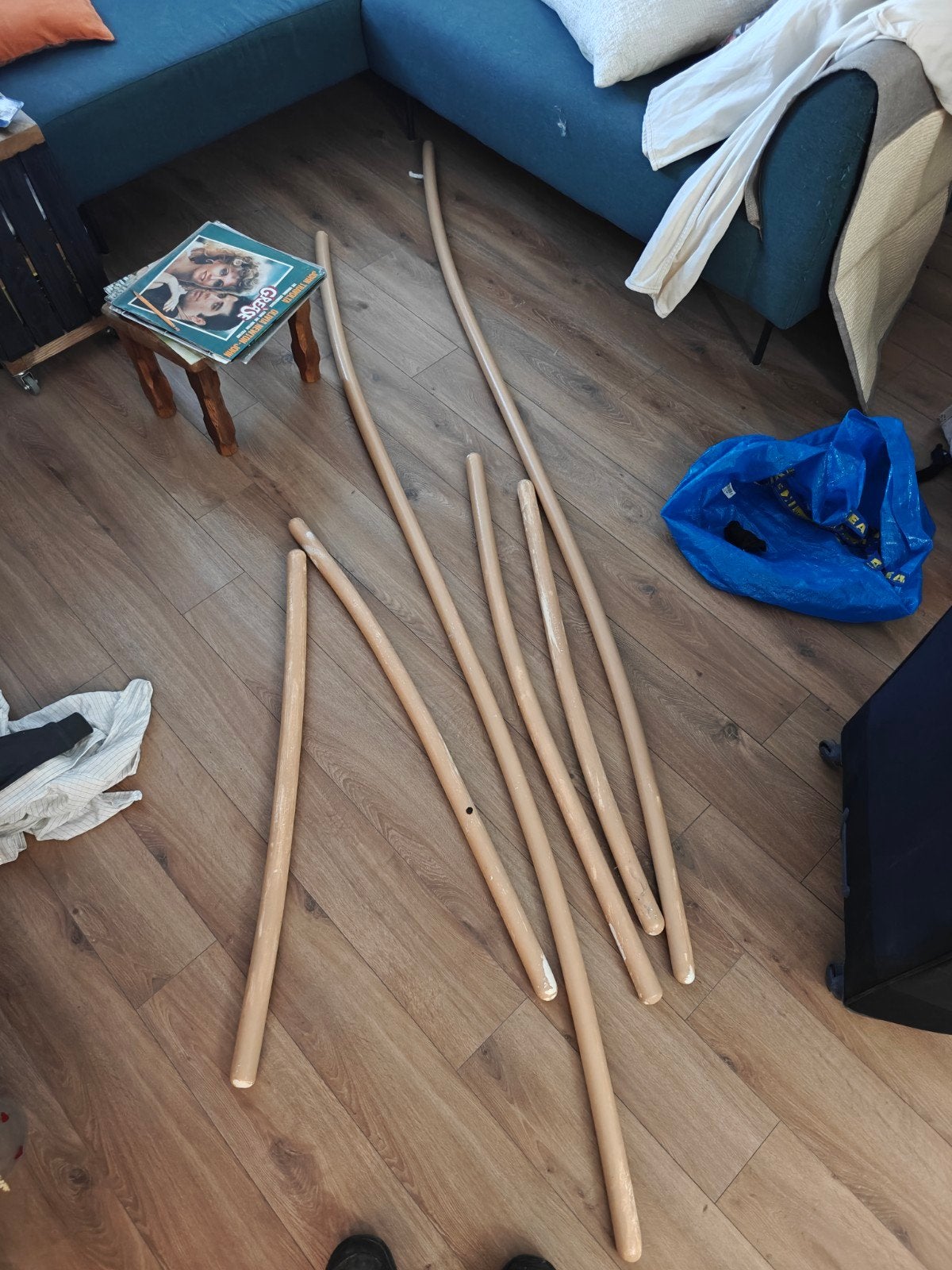 Houten trapleuningen - Diverse lengtes, Ophalen of Verzenden