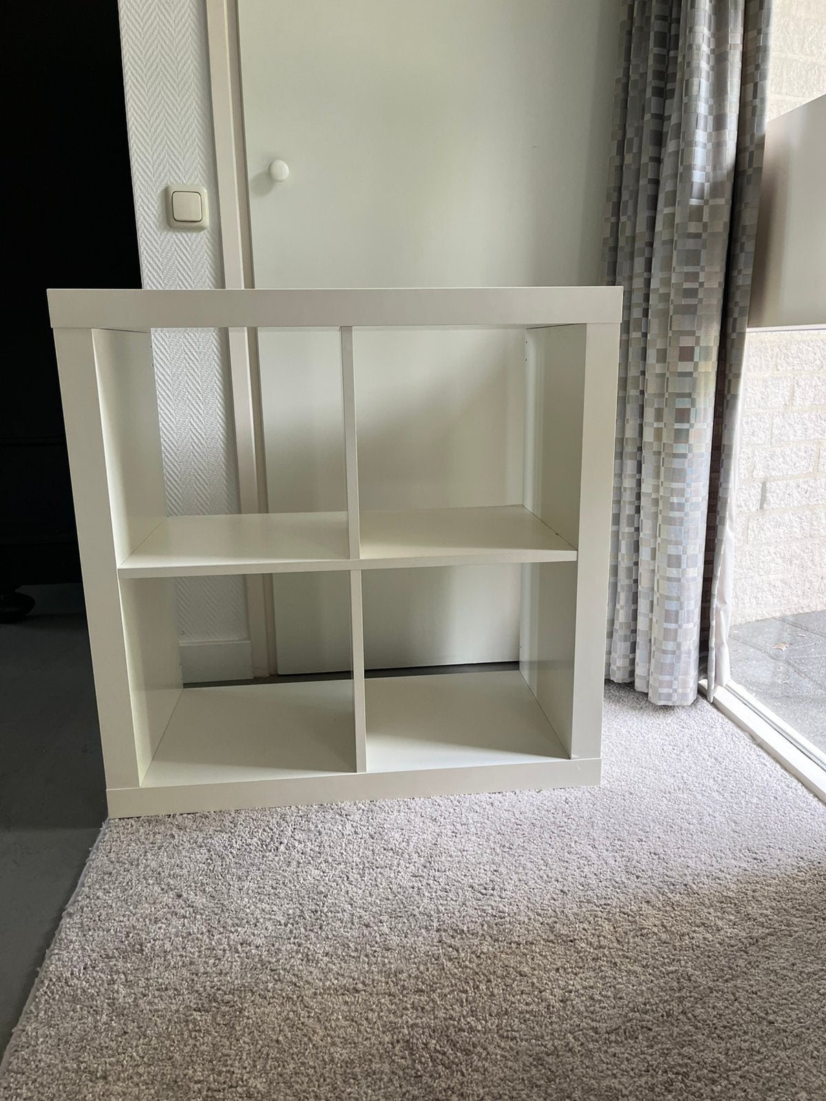 Witte 2x2 Expedit/Kallax IKEA, Ophalen, Gebruikt, 50 tot 100 cm, Minder dan 100 cm