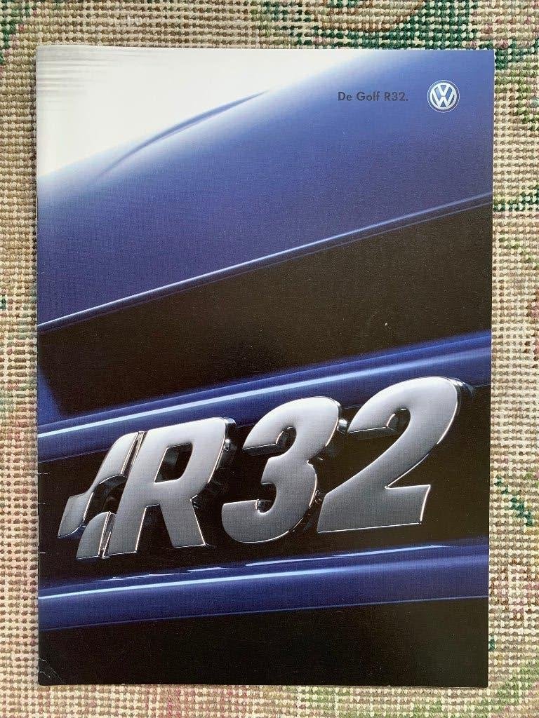 Nederlandse folder brochure Volkswagen Golf R32 2002, Boeken, Volkswagen, Nieuw, Ophalen of Verzenden, Volkswagen