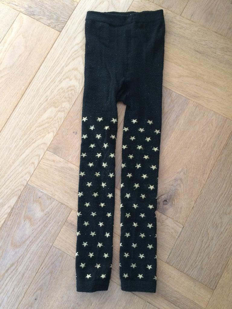 zwarte legging met gouden sterren Terstal 116/122, Broek, Meisje, Terstal, Ophalen of Verzenden