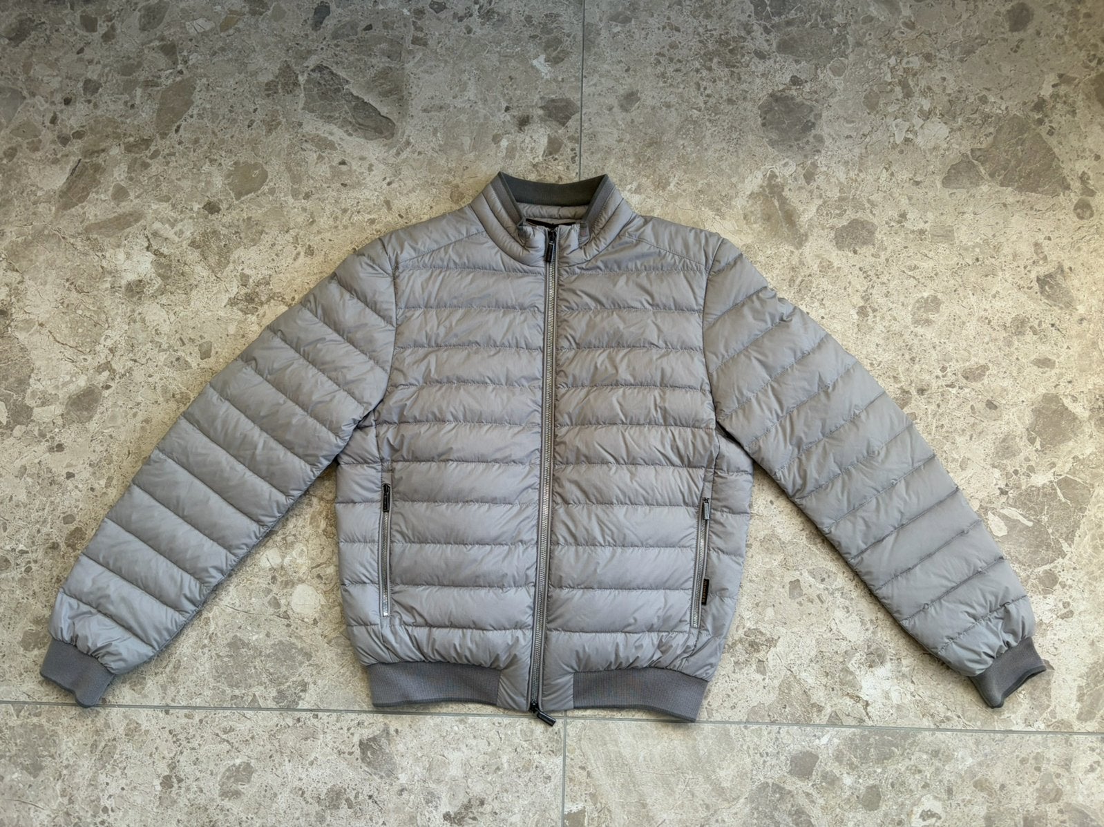 MooRER Strauss S3 jack pearl maat 48 (M), Kleding | Heren, Jassen | Winter, Ophalen of Verzenden, Nieuw, Maat 48/50 (M), Grijs