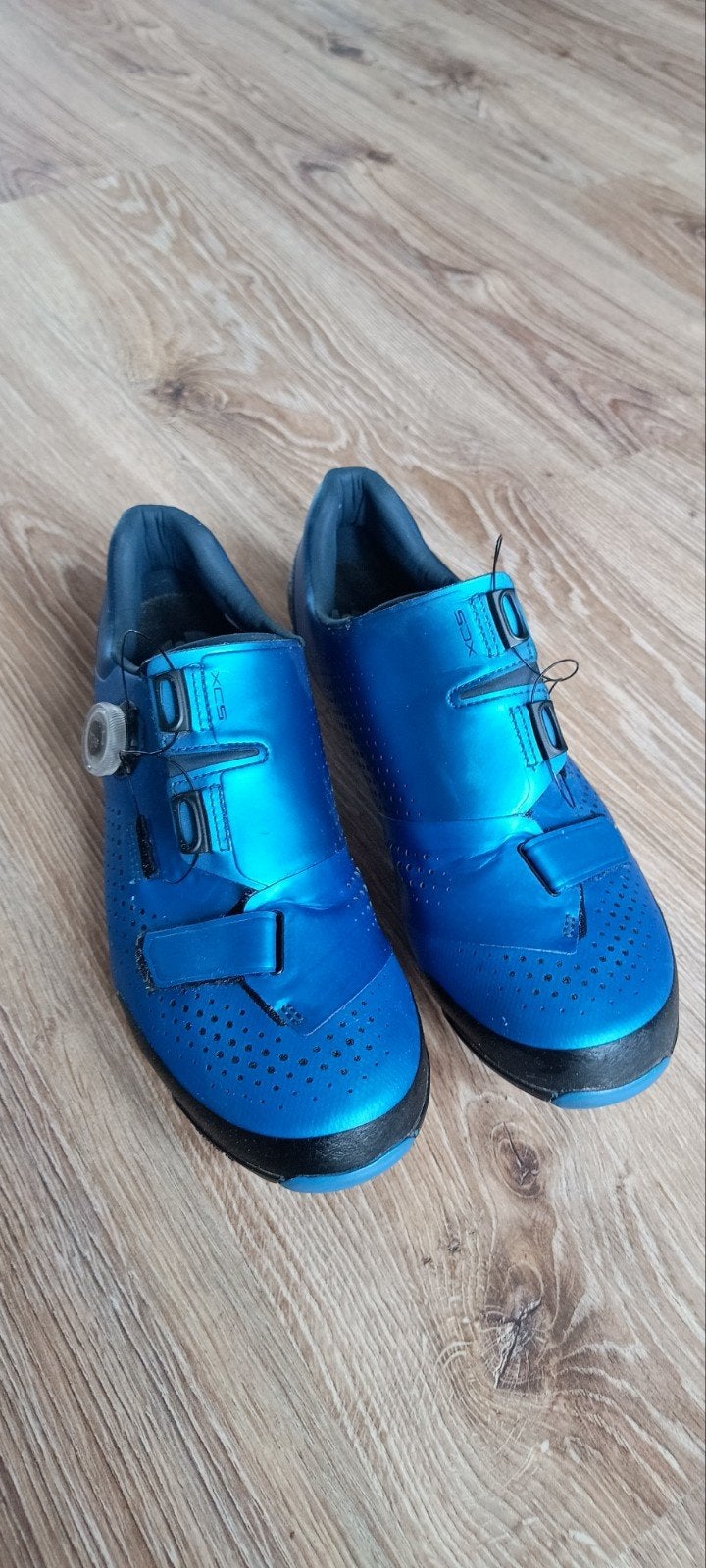 Shimano fietsschoenen maat 44 - Blauw, Gebruikt, Heren, Schoenen, Overige maten
