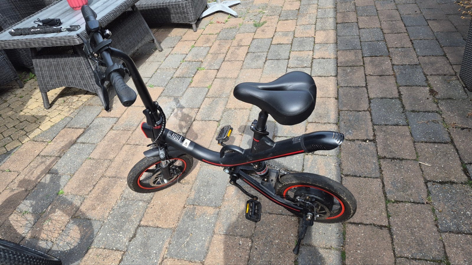 Ouxi 1 V-Pro elektrische fiets met AXA slot en oplader, Ophalen