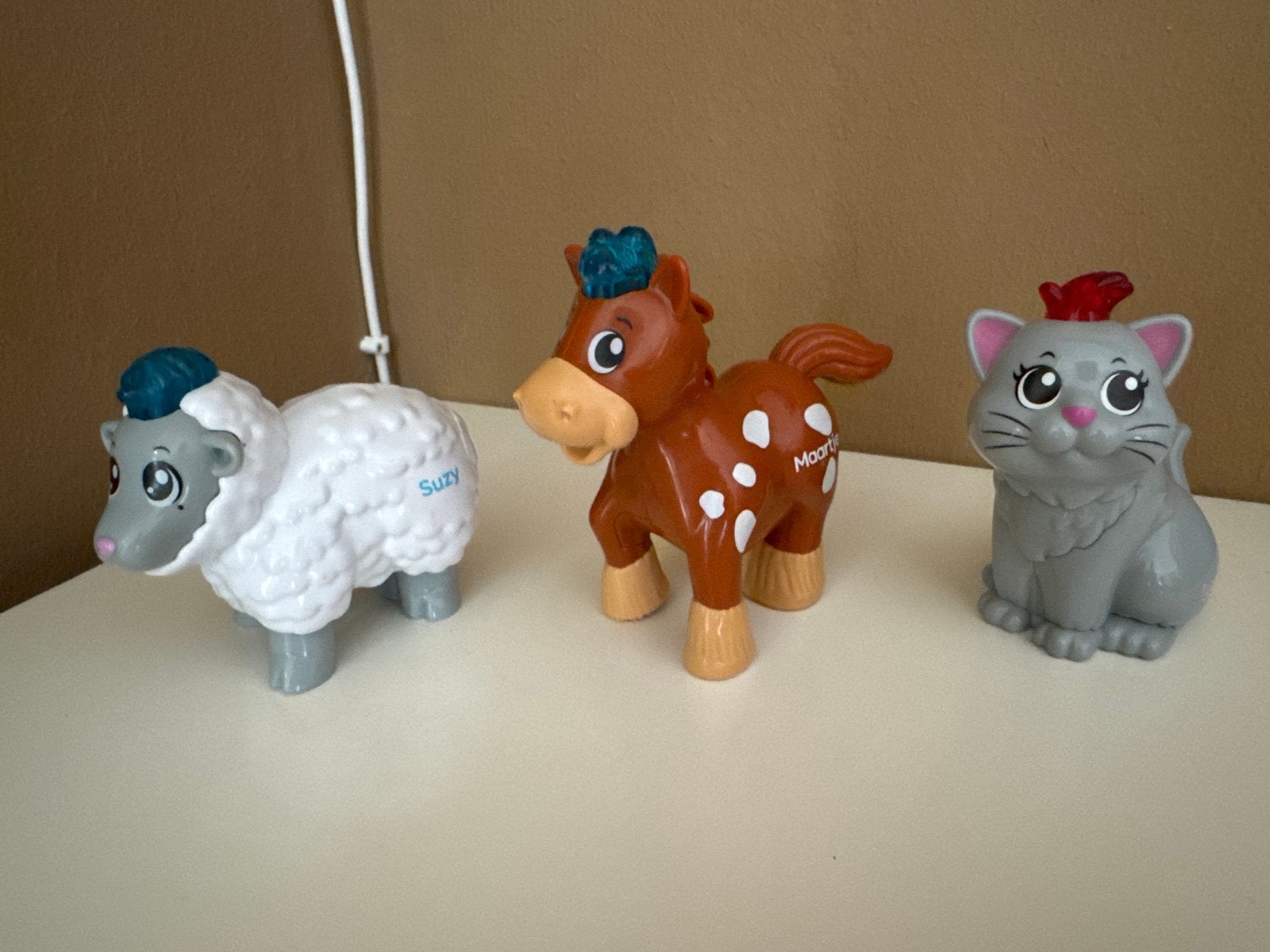 vTech Boerderijdieren speelgoed set: Schaap, Paard, Poes, Ophalen of Verzenden, Gebruikt, Jongen of Meisje