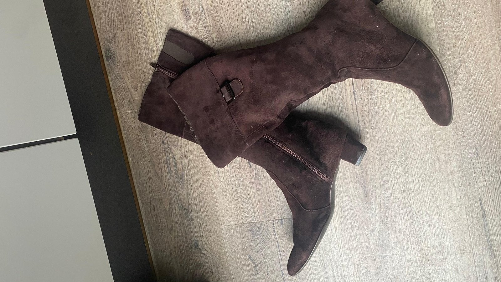 Paul Noyen bruin suède laarzen 41, Kleding | Dames, Ophalen, Hoge laarzen, Bruin, Zo goed als nieuw