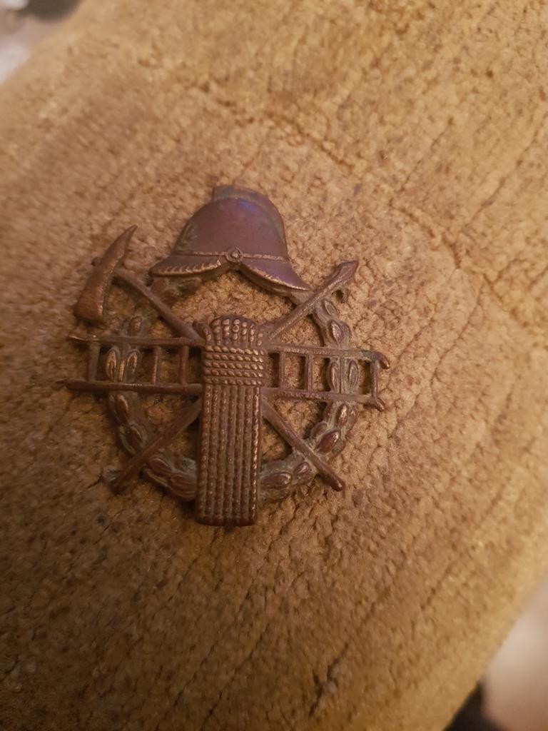 Oude brandweer insigne, Ophalen of Verzenden, Gebruikt