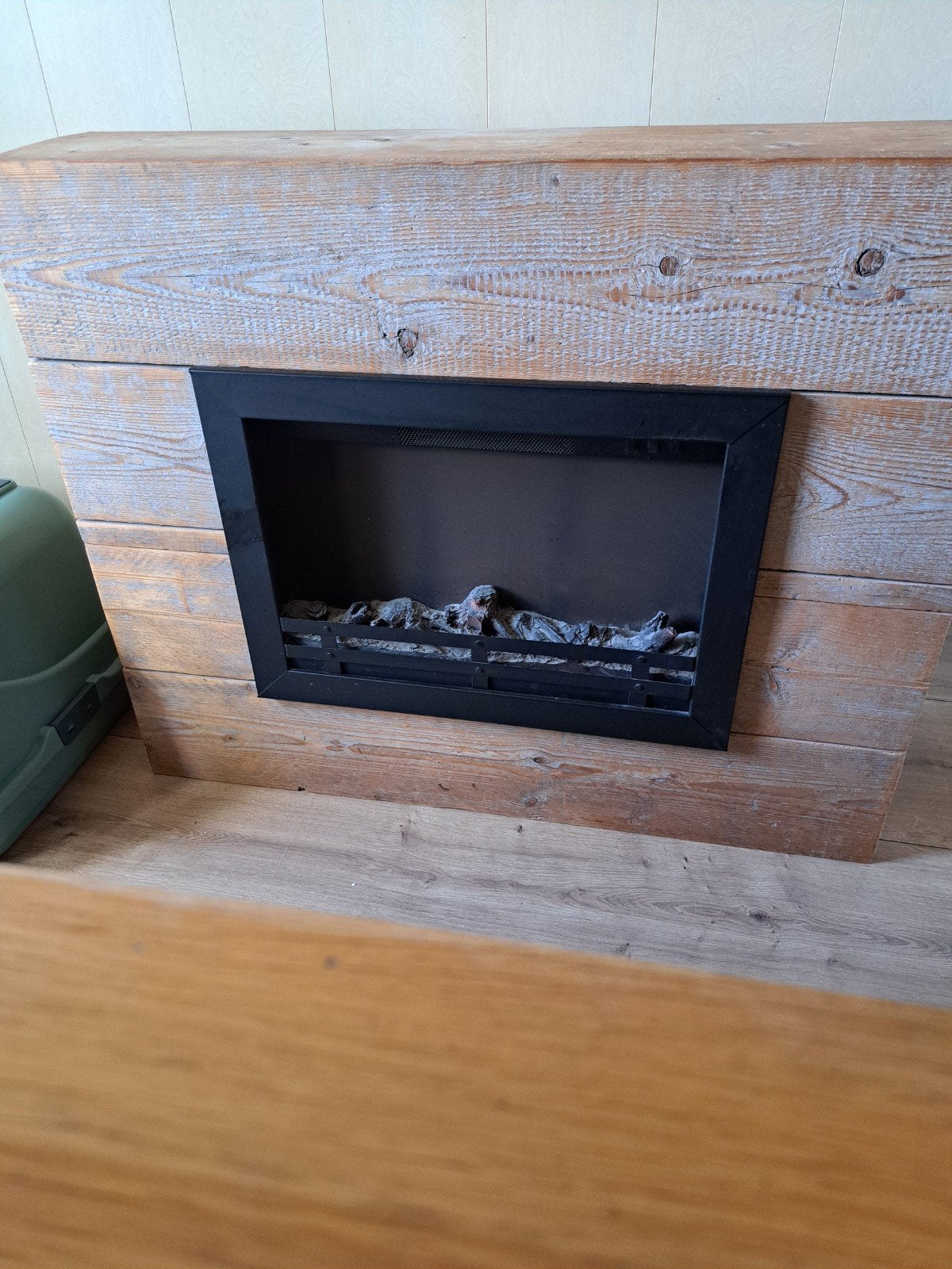 Elektrice open haard tevens verwarming functie, Ophalen, Vrijstaande haard, Elektrische haard
