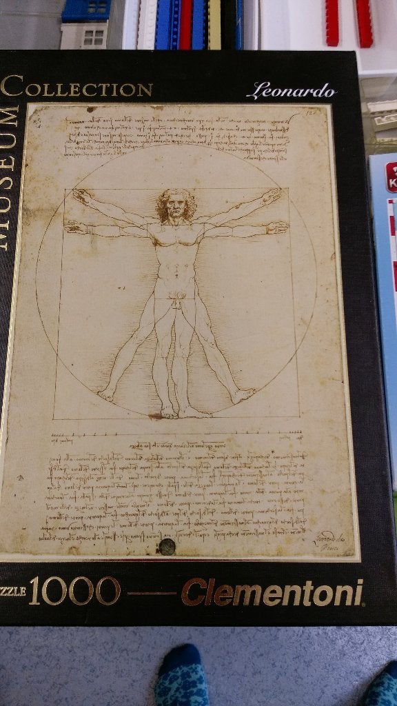 Museum collectie puzzel leonardo da vinci, Ophalen of Verzenden, 500 t/m 1500 stukjes, Zo goed als nieuw