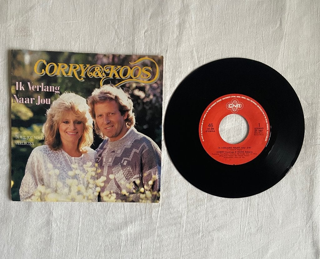 corry & koos  -  ik verlang naar jou, Pop, 7 inch, Ophalen of Verzenden, Zo goed als nieuw
