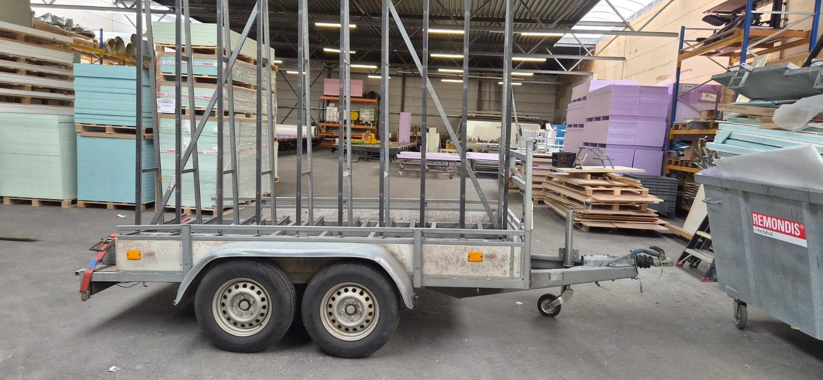 Vlemmix aanhanger met glasbok - VLEA-2000-C, Ophalen, Gebruikt