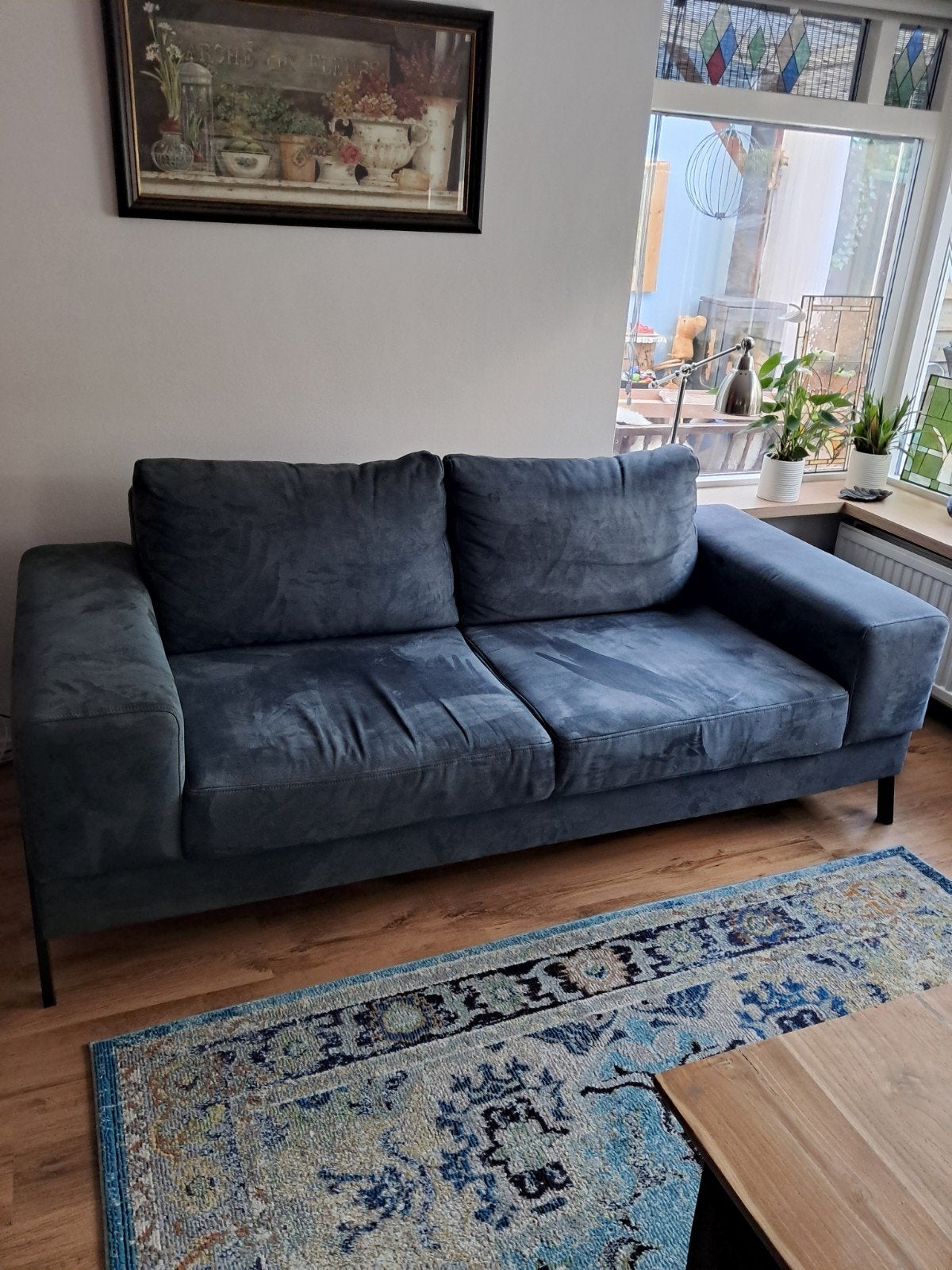 Bank  2,5 zits, Ophalen, Tweepersoons, 75 tot 100 cm, Zo goed als nieuw