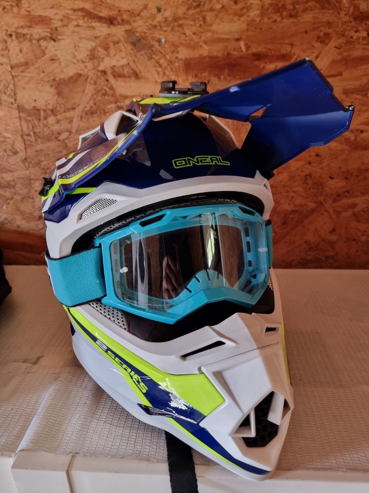 O'Neal 2 Series Motorcrosshelm met bril, Motoren, Ophalen, Overige typen, Heren, O'Neal