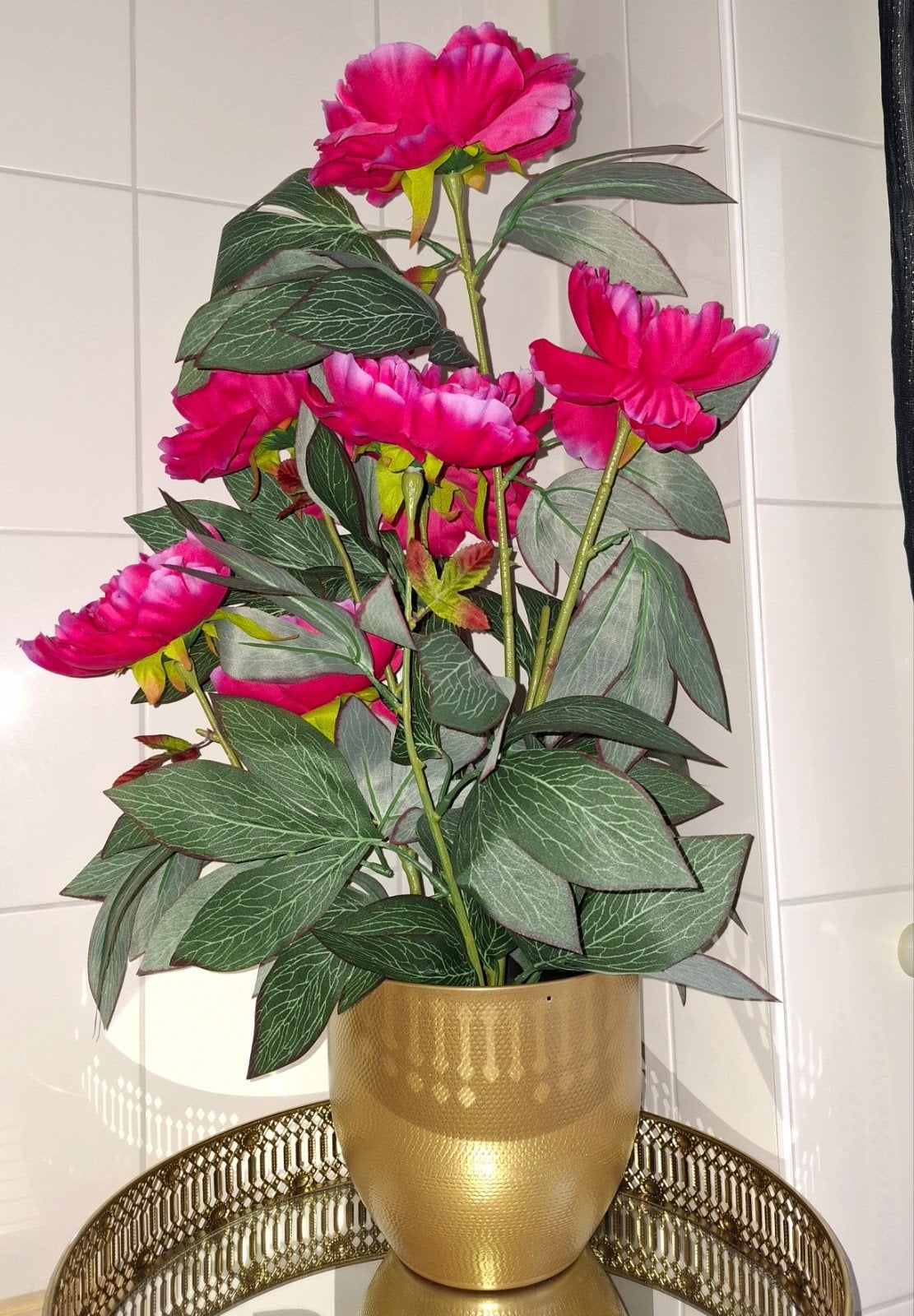 kunstrozen in pot, Ophalen, Nieuw