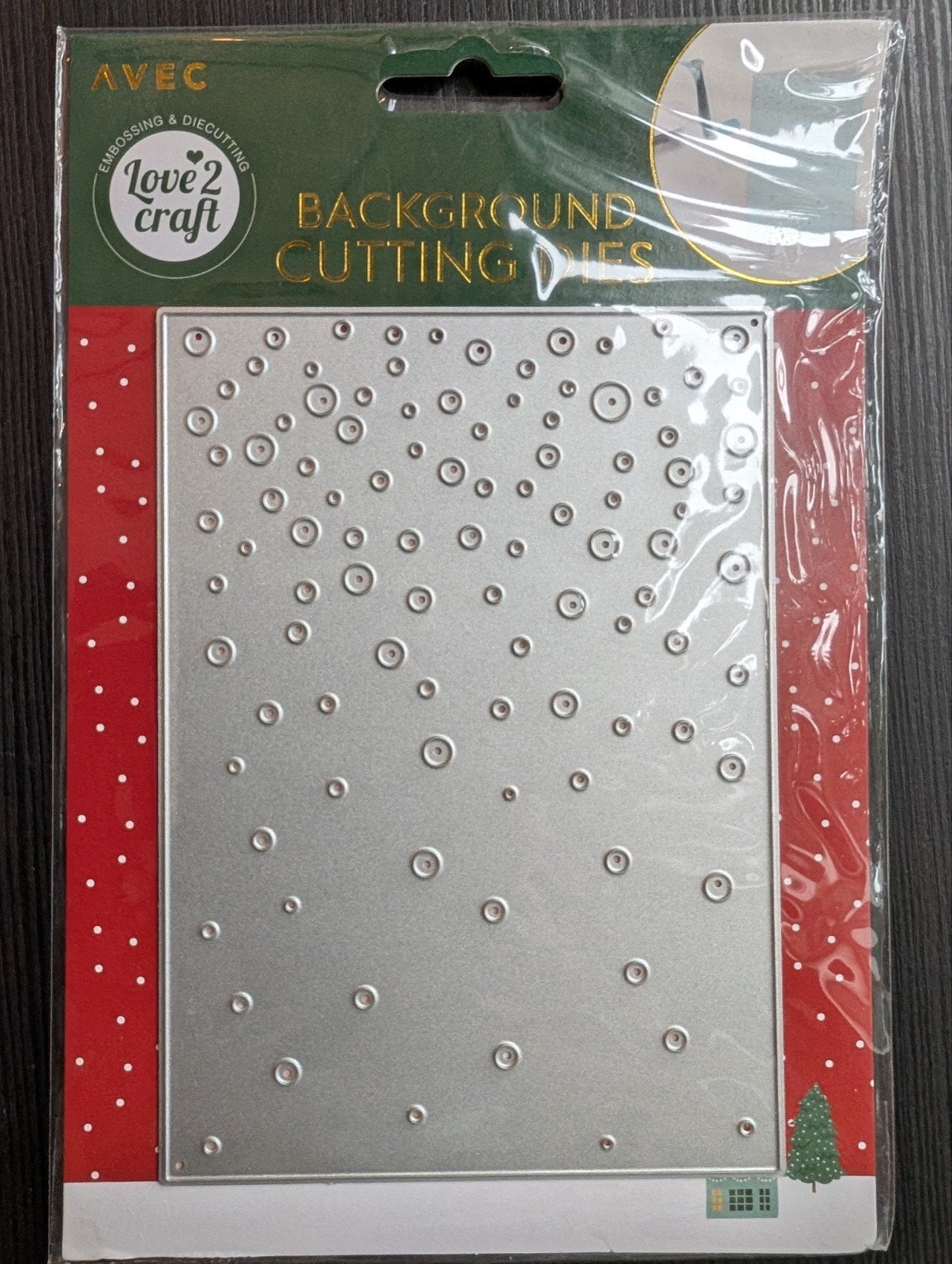 Love2craft Snijmal - Achtergrond Bubbles, Hobby en Vrije tijd, Kaarten | Zelf maken, Ophalen, Zo goed als nieuw, Overige thema's