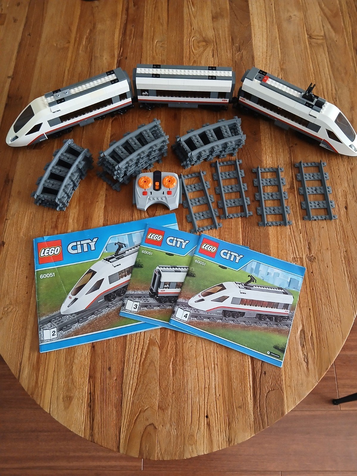 LEGO City trein 60051  Rails incompleet, Ophalen of Verzenden, Gebruikt, Gelijkstroom, Fleischmann