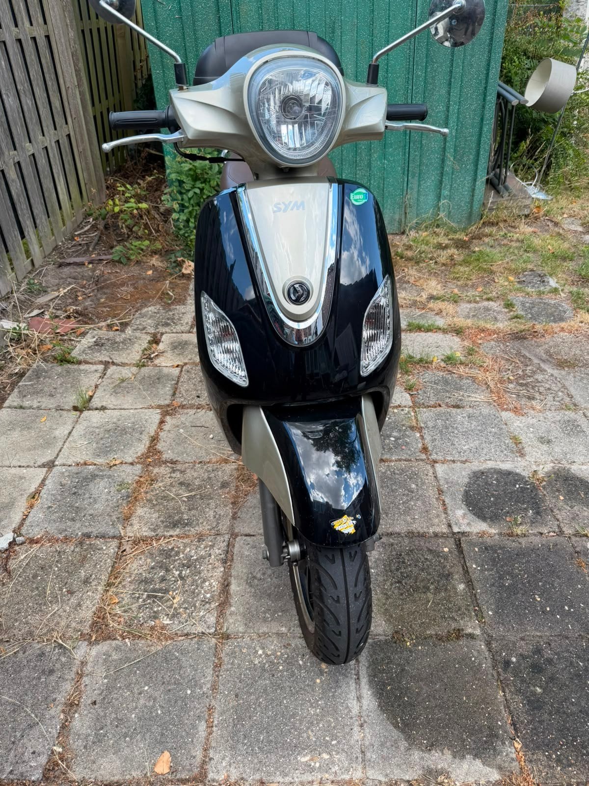 SYM Fiddle III 45 km/u scooter met topkoffer, Ophalen, Gebruikt, Maximaal 45 km/u, Benzine