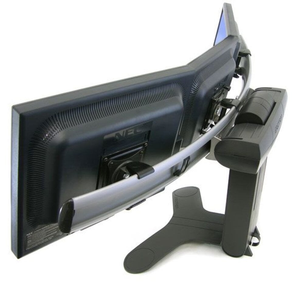 3x Dell 19" FHD Monitoren met Ergotron LX Triple Stand, Ophalen, Gebruikt, Full HD, Dell
