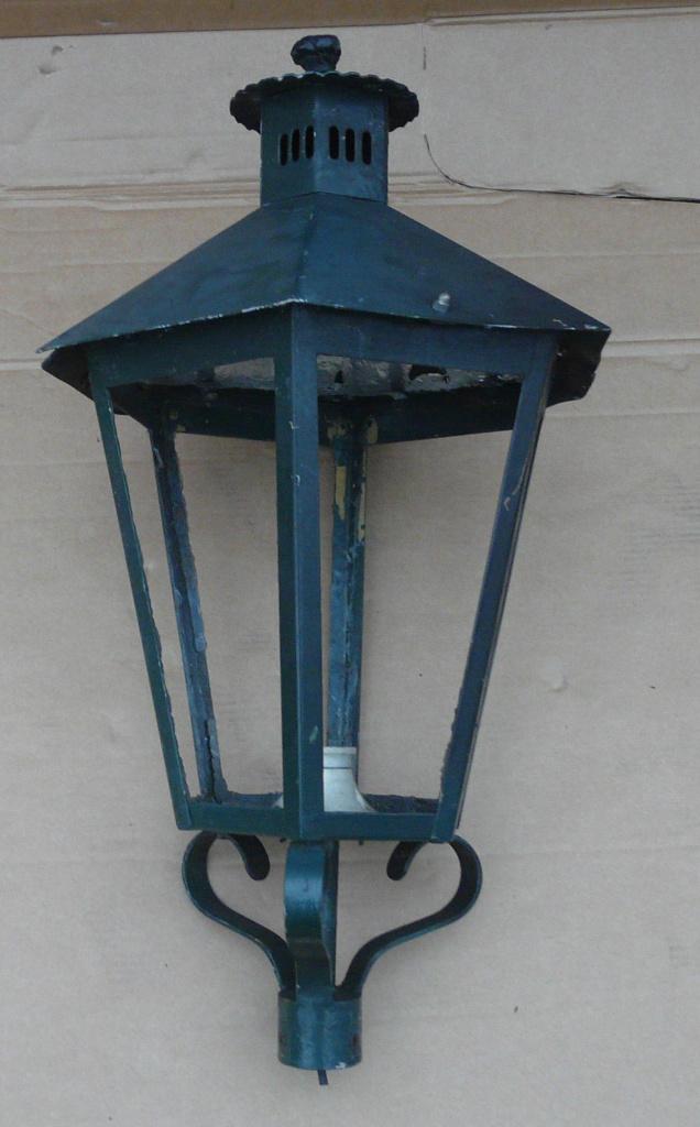 Klassieke buitenlamp vintage lantaarn tuinlamp staal opknapp, Ophalen, Zonne-energie, Minder dan 50 watt, Staande lamp