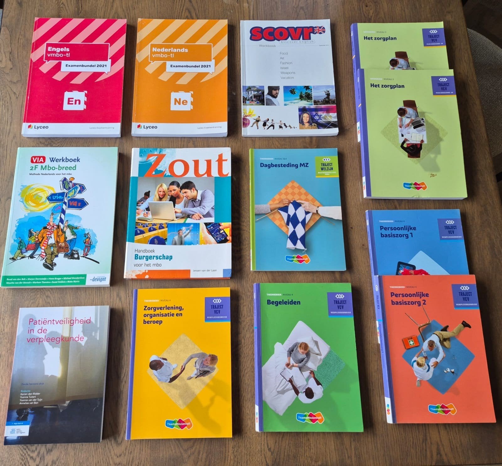 Examenbundel VMBO/ studieboeken mbo vplk niveau 3 en 4, Boeken, Ophalen, Beta, Zo goed als nieuw, MBO
