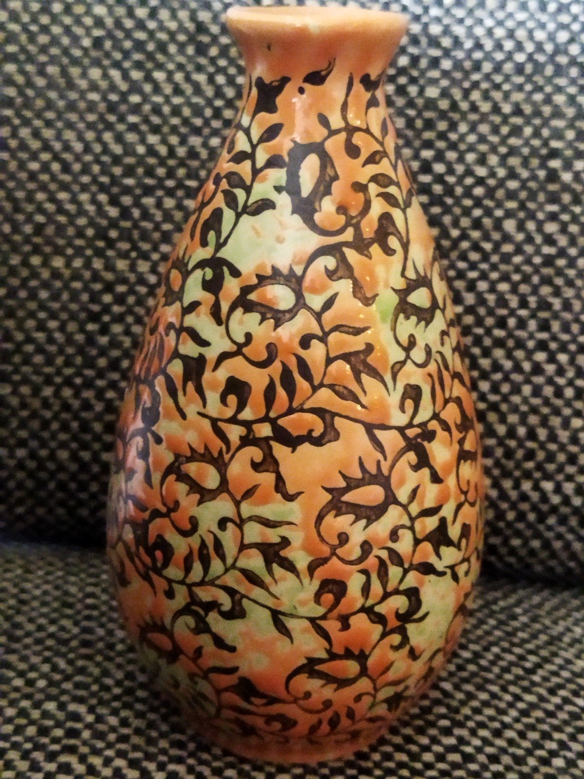 Vintage Sgraffito vaas, Antiek en Kunst, Antiek | Vazen, Ophalen of Verzenden
