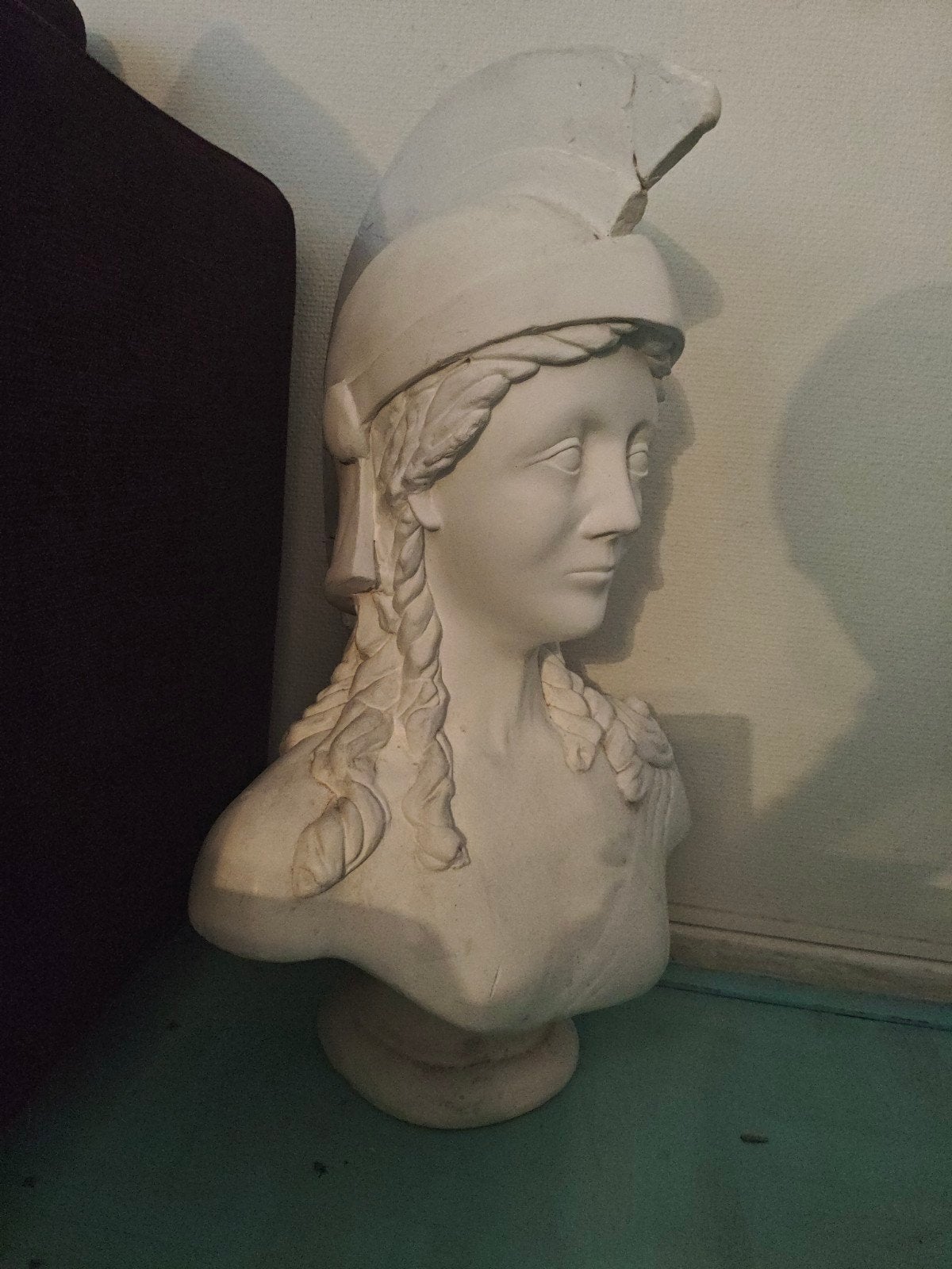 Gipsen beeld van Athene, Ophalen, Gips, Buste, 50 - 100 cm