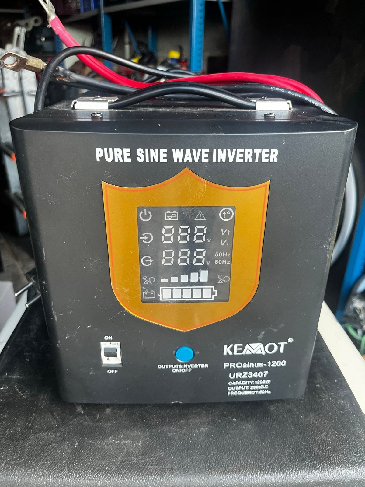 Keamot Pure Sine Wave Inverter 12V naar 220V 1200W, Ophalen of Verzenden
