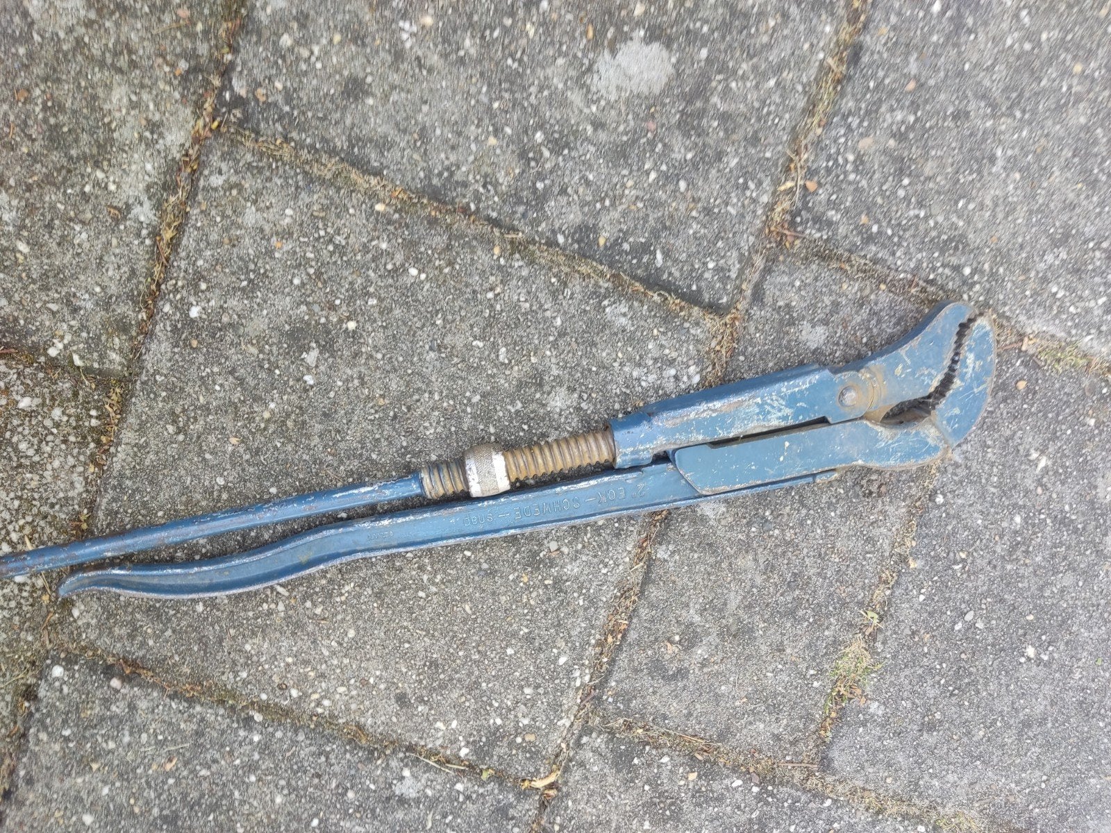grote pompe tang, Ophalen, Zo goed als nieuw
