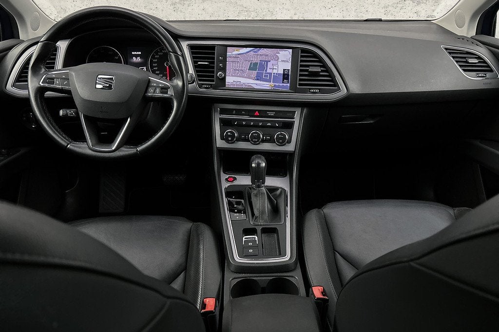 SEAT Leon ST 1.0 EcoTSI Style | Lederen bekleding | Apple Ca, Gebruikt, Euro 6, 999 cc, Parkeersensor