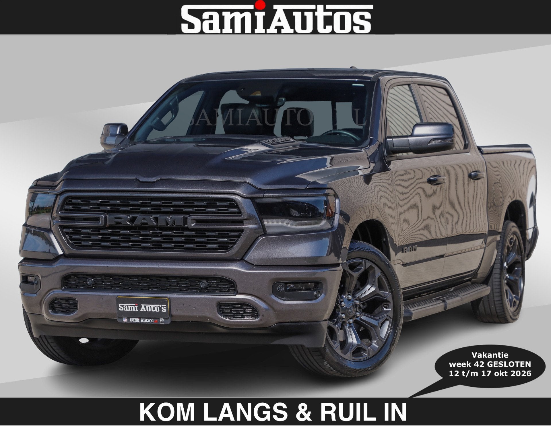 Dodge Ram SPORT | 5.7 V8 HEMI | PANORAMA DAK | €39950,- ex, Auto's, Automaat, Dealer onderhouden, 2740 kg, Gebruikt