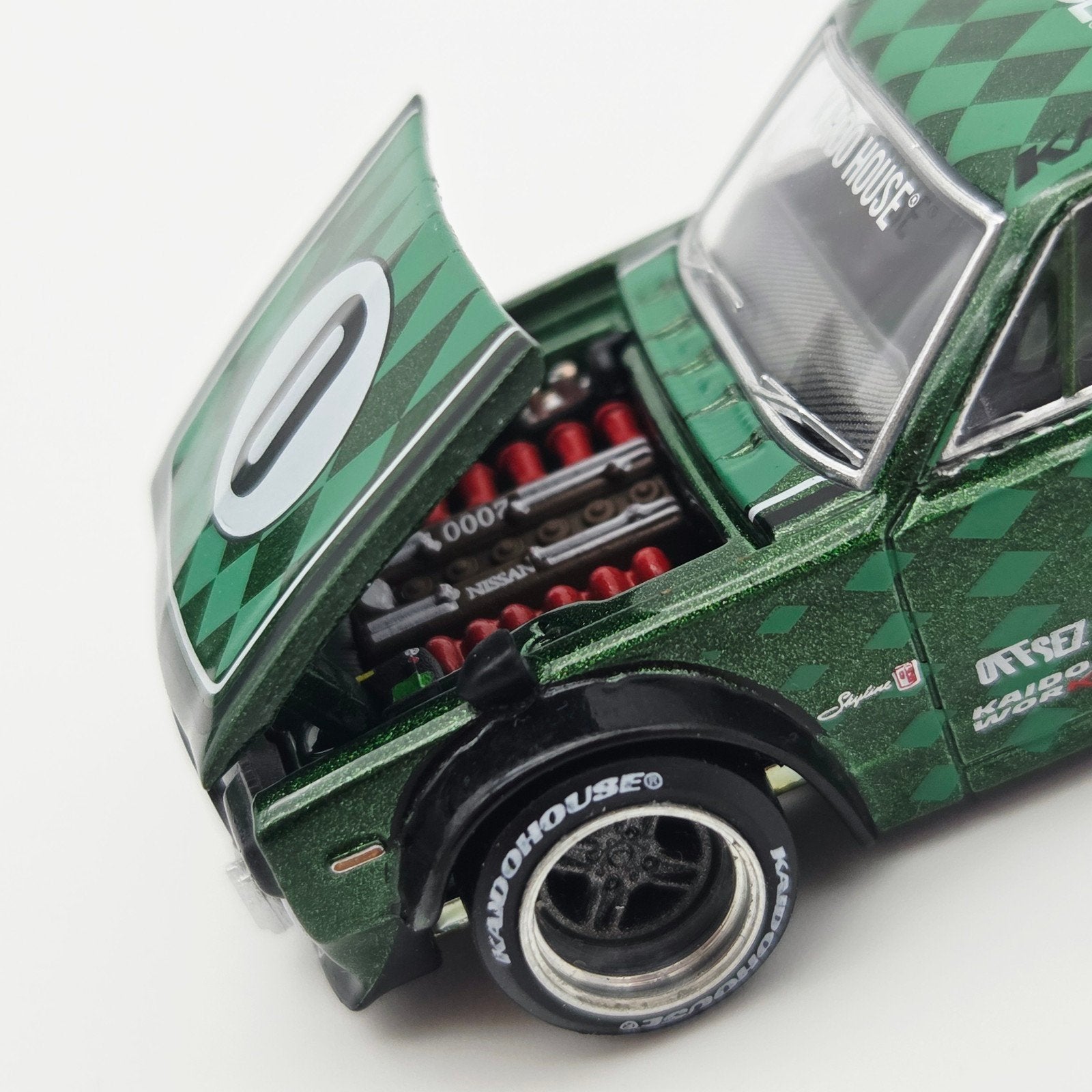 Mini Gt – 1969 Nissan Skyline GT-R (KPGC10) Cortez V1, green, Mymodelcar@outlook.com, Auto, Ophalen of Verzenden, Mini gt