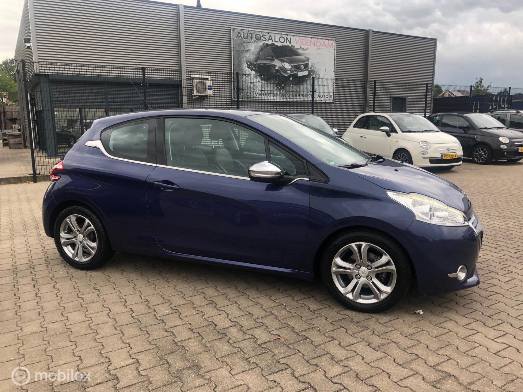 Peugeot 208 1.4 VTi 3DRS SPORT AIRCO ECC CRUISE LEDER LED, Voorwielaandrijving, Euro 5, Zwart, Blauw