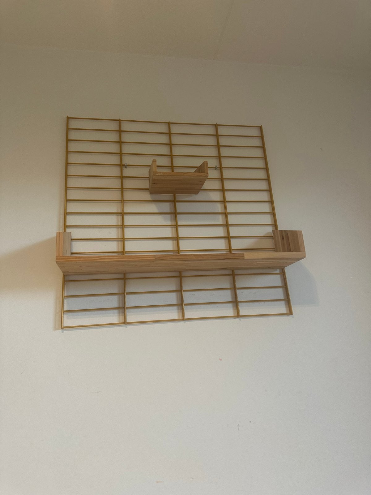 Tolhuijs wandrek FENCY M okergeel met 2 houten planken, Ophalen, Zo goed als nieuw