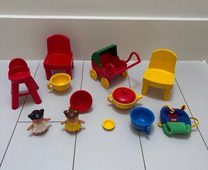Zeldzame Duplo Dolls Poppetjes en Accessoires, Gebruikt, Ophalen of Verzenden, Minifiguur, Duplo