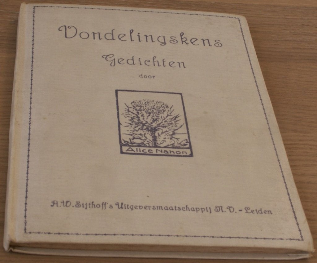 Vondelingskens Gedichten door Alice Nahon 1934 14e druk, Antiek en Kunst, Antiek | Boeken en Bijbels, Ophalen of Verzenden