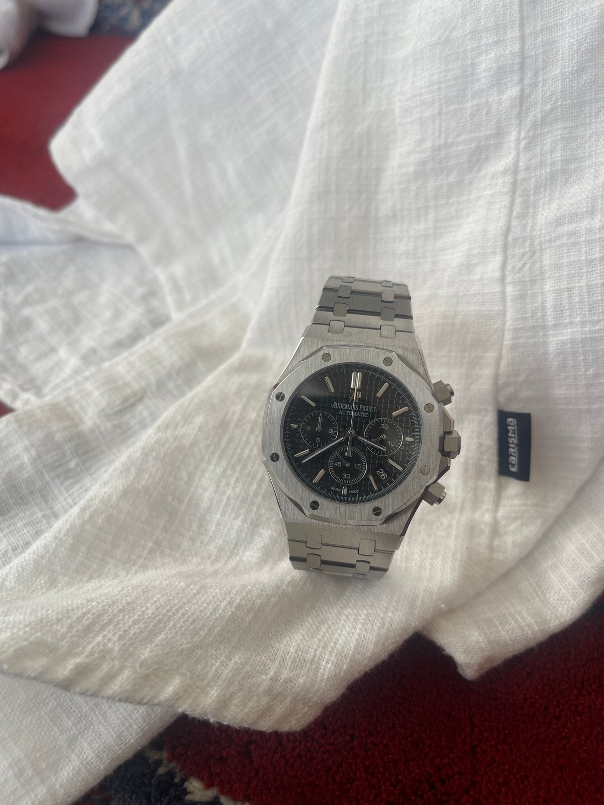 Audemars Piguet Royal Oak Offshore Chronograaf, Overige merken, Gebruikt, Staal, Polshorloge