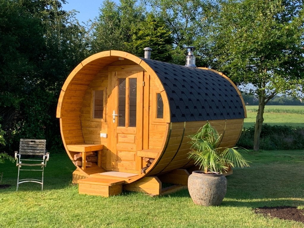 kwalteit sauna dik hout degelijke fundering professioneel, Ophalen of Verzenden, Nieuw, Complete sauna