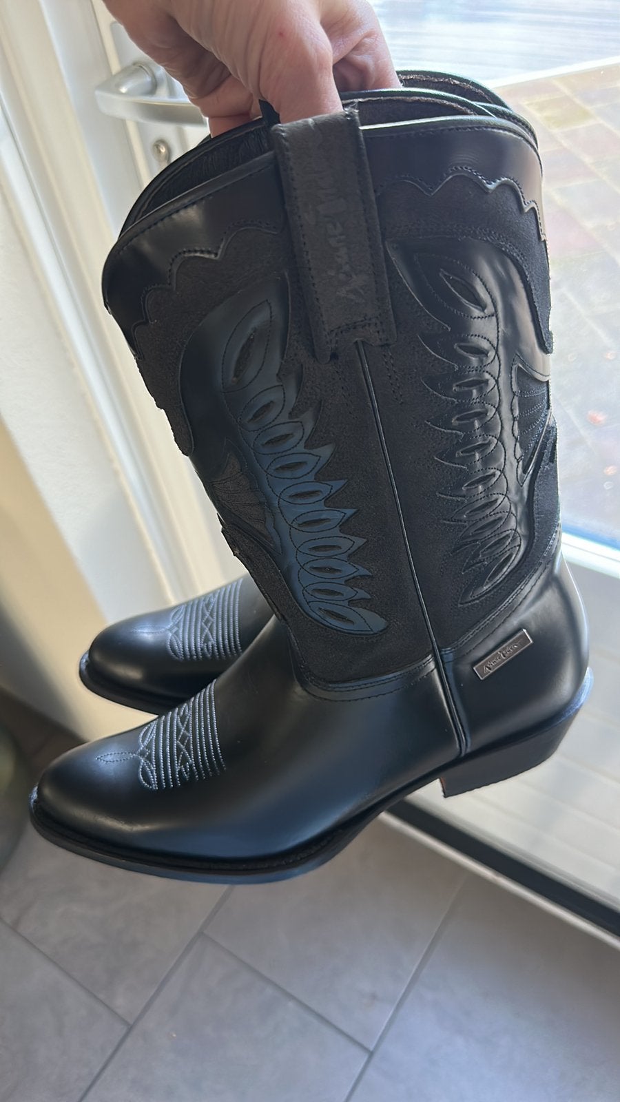 Ariane Inden cowboy laars, Kleding | Dames, Schoenen, Ophalen, Zo goed als nieuw, Zwart, Hoge laarzen