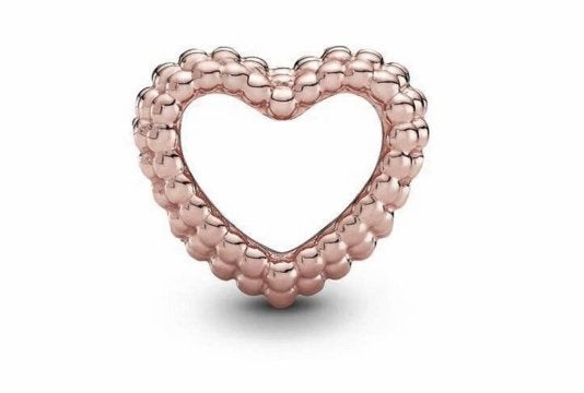 Pandora Moments Open Hart Bedel - Roségoud Verguld, Sieraden, Tassen en Uiterlijk, Pandora, Nieuw, Ophalen of Verzenden, 1 bedel