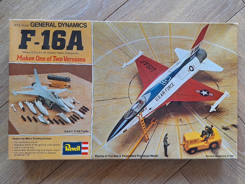 1:72 1/72 Revell General Dynamics F-16A 3, 1:72 tot 1:144, Revell, Ophalen of Verzenden, Zo goed als nieuw