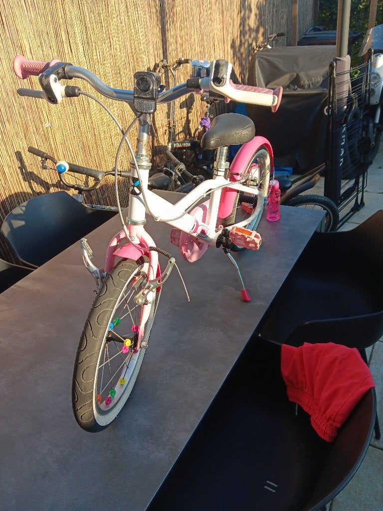 Leuke meisjesfiets, Ophalen, Gebruikt, Velgrem, Handrem
