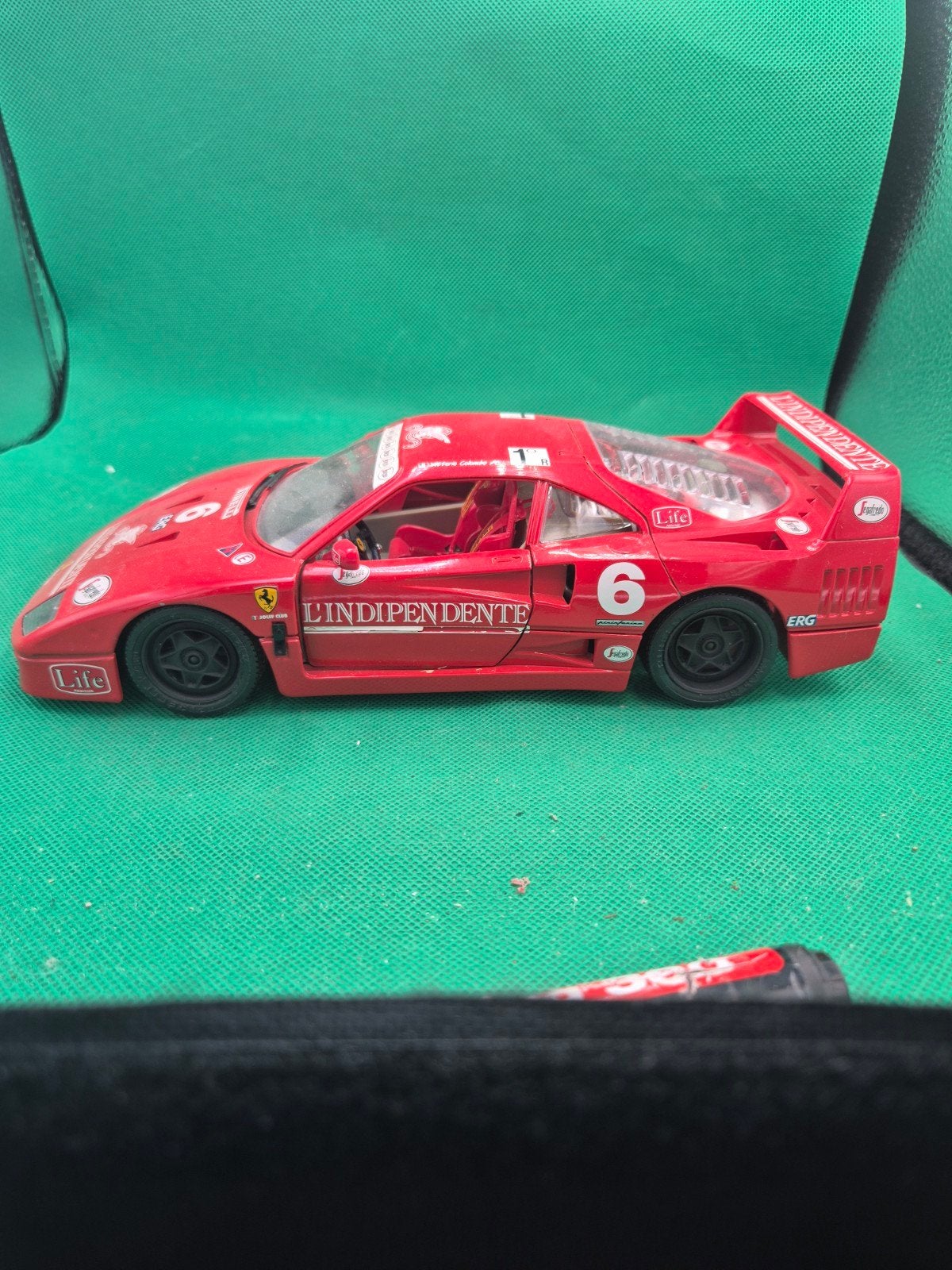 500 Ferrari F40 Kromans 1/18 Bburago, Hobby en Vrije tijd, Modelauto's | 1:18, Ophalen of Verzenden, Zo goed als nieuw, Bburago