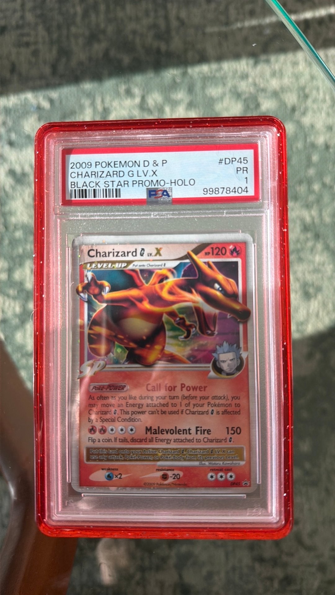 Charizard Lv. X DP45 - PSA 1, Ophalen of Verzenden, Zo goed als nieuw