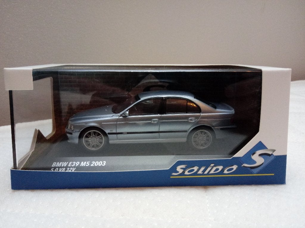 BMW M5 E39 5.0 V8 32V '03 1/43 Solido, Ophalen, Nieuw, Auto, Solido