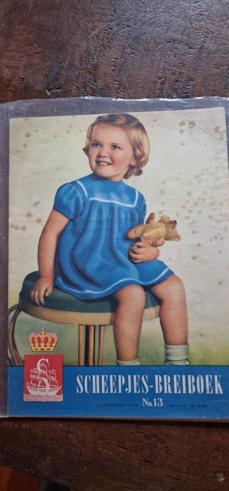 Vintage Scheepjeswol Breiboek Nr. 13 - Zeldzaam, Ophalen of Verzenden, Gelezen, Onbekend, Non-fictie