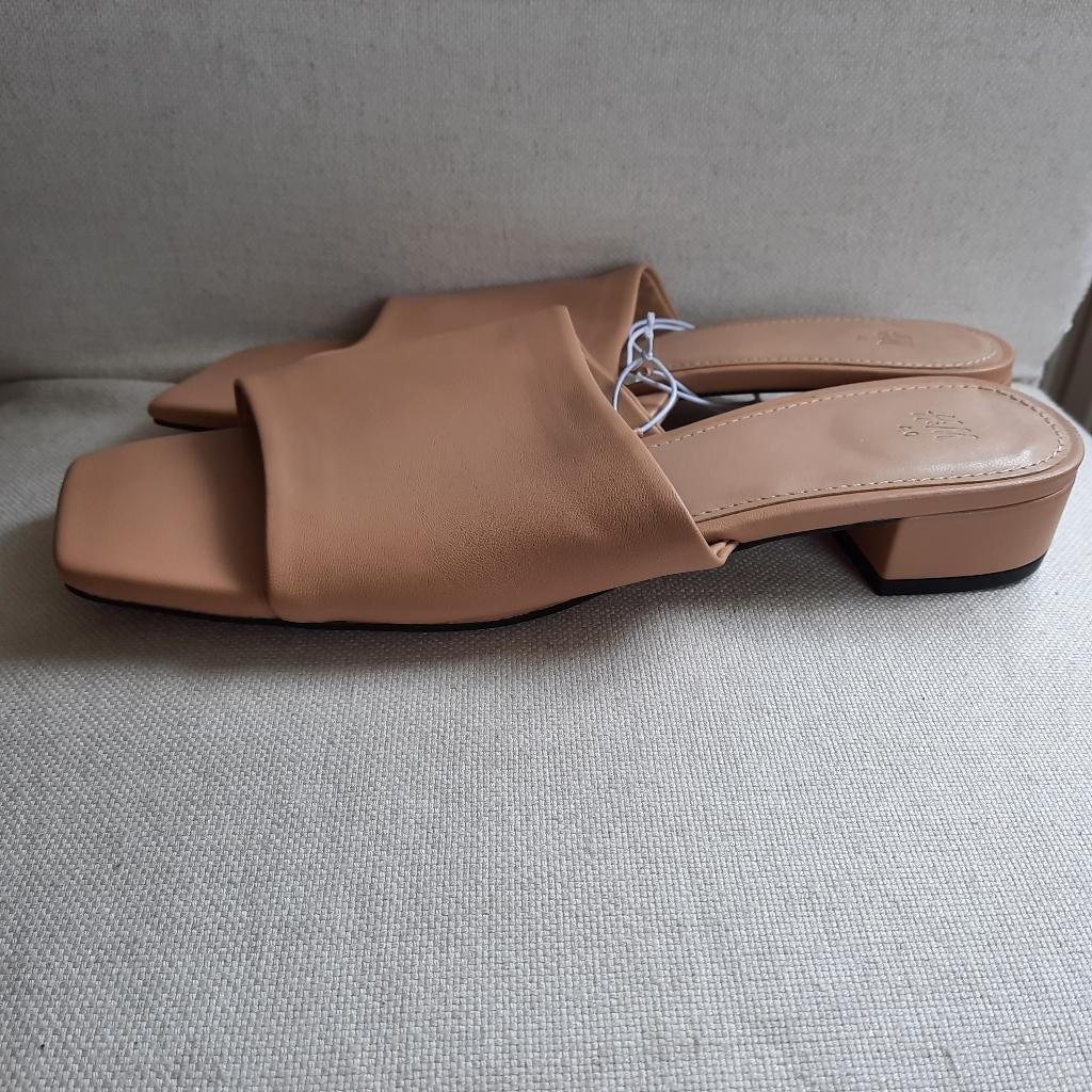 H&M Slip-in sandaletten sandalen bruin maat 40 - nieuw -, Kleding | Dames, Schoenen, H&M, Bruin, Nieuw, Sandalen of Muiltjes