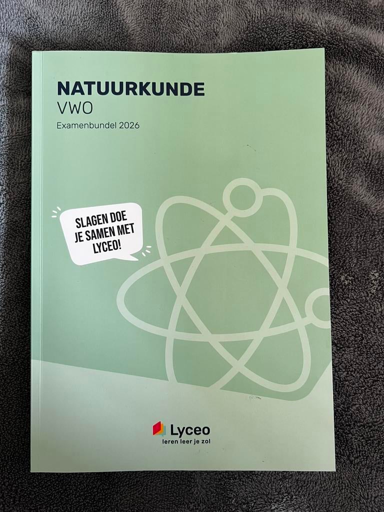 Lyceo Natuurkunde VWO Examenbundel 2026, Boeken, Ophalen of Verzenden, Zo goed als nieuw, VWO, Natuurkunde
