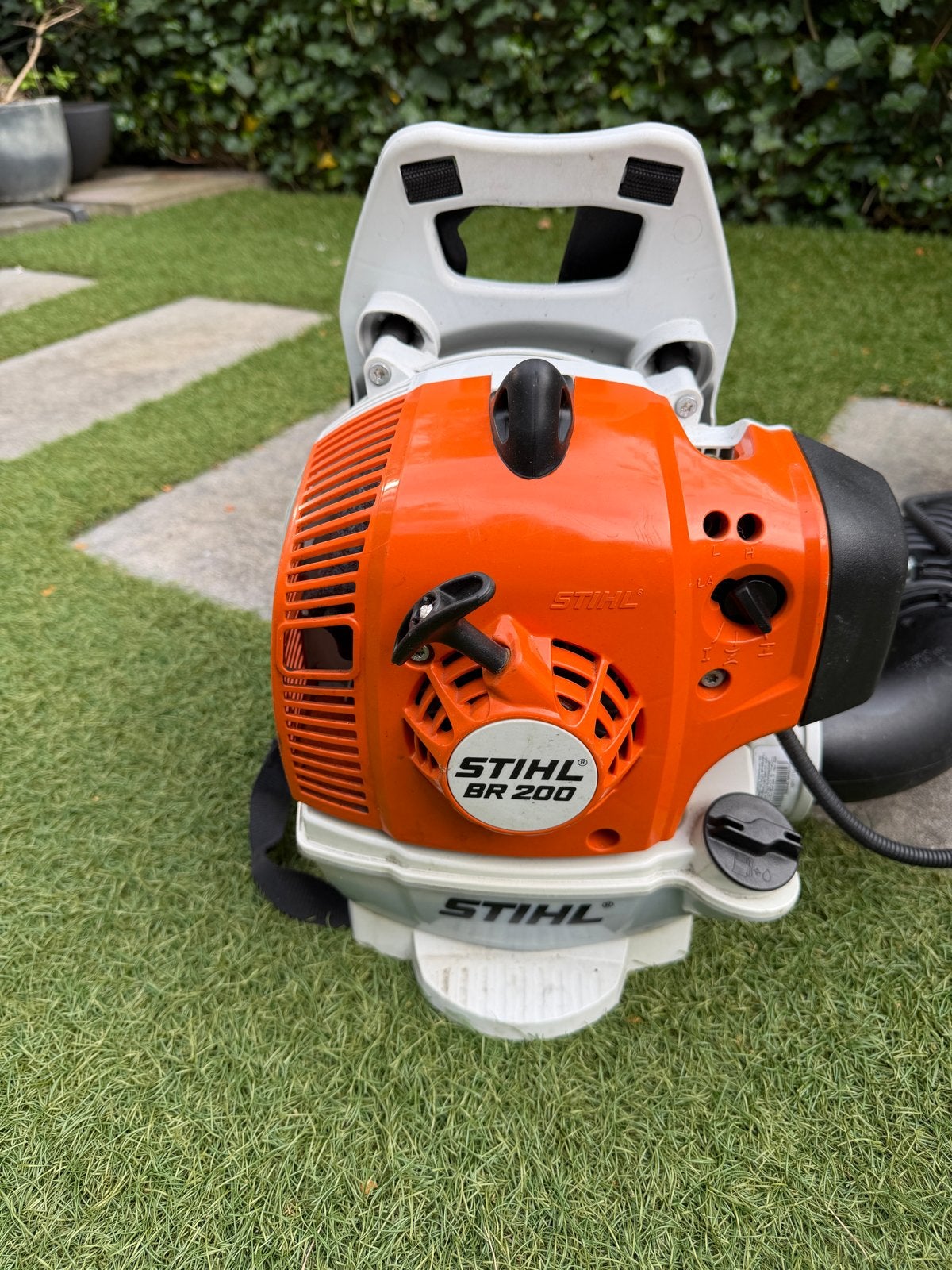Stihl BR 200 Bladblazer - Zo goed als nieuw, Ophalen of Verzenden, Zo goed als nieuw, Benzine, Ruggedragen