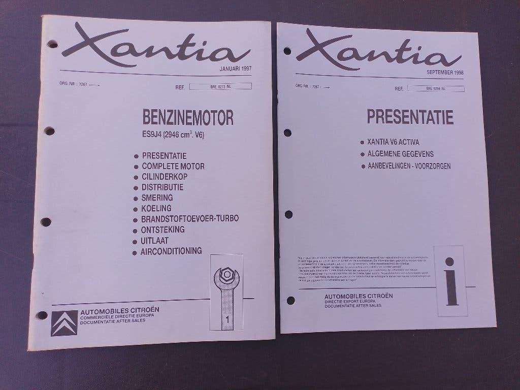 Citroen Xantia dealer werkplaatsboeken 3.0 V6 ES9J4  motor, Ophalen of Verzenden, Gelezen, Citroën